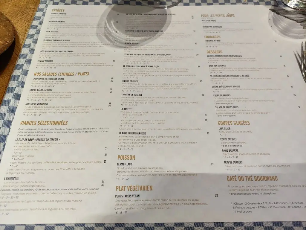 Menu_La Table de Frank | Restaurant Steinfort à Luxembourg_Steinfort_imagen_1