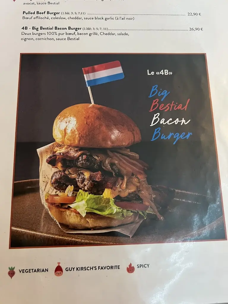 Menu_Bestial Chill & Grill_Steinfort_imagen_1