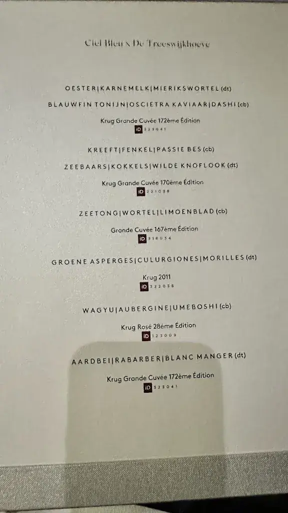 Menü_Ciel Bleu_Amsterdam_Bild_1