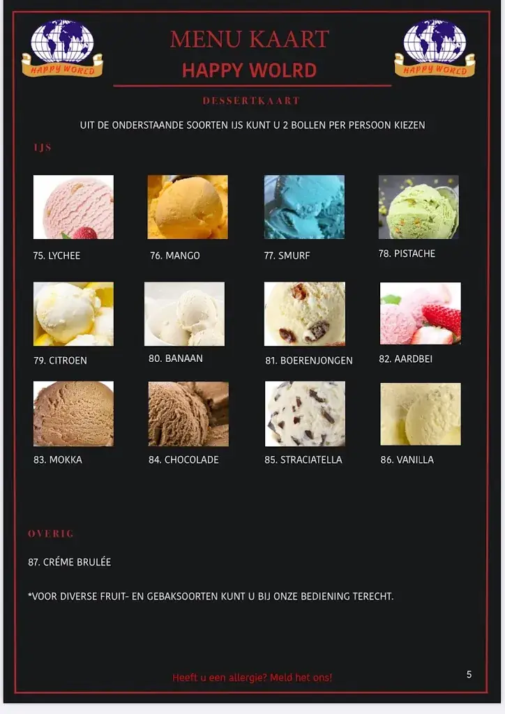 Menu_Happy World_Assen_imagen_4