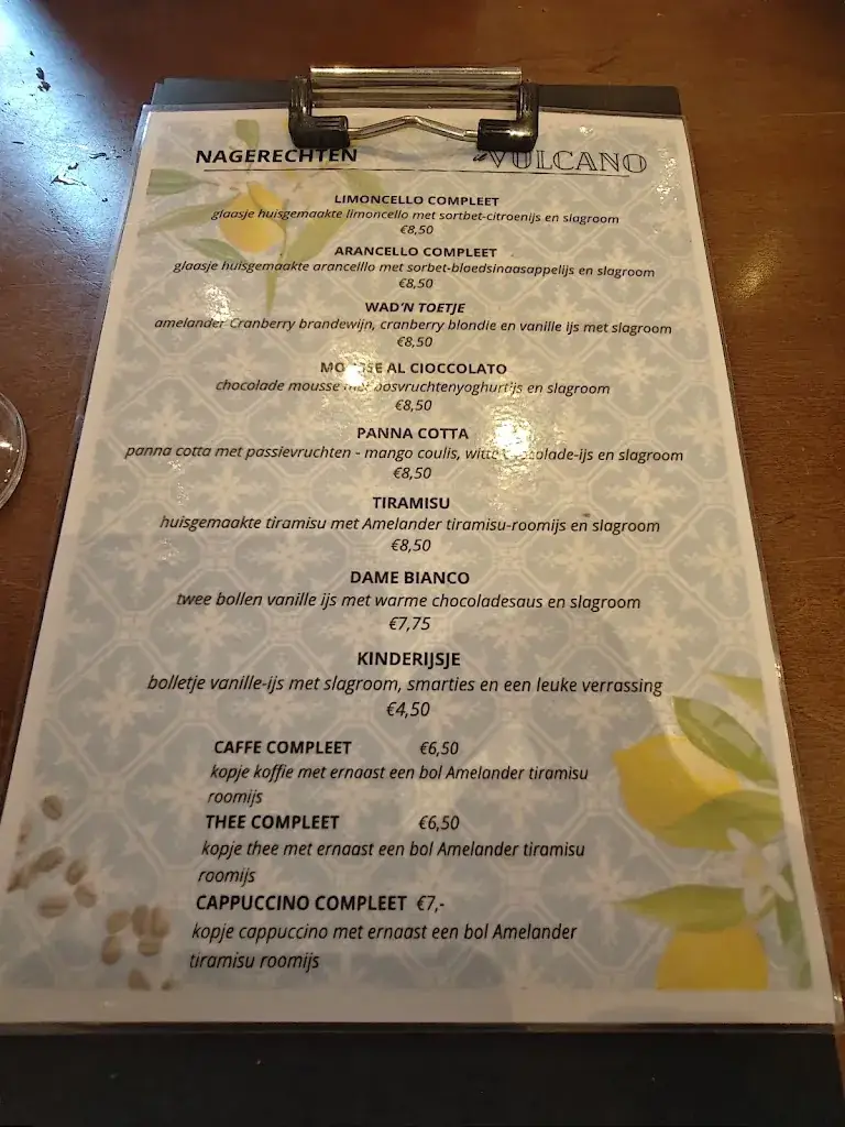 Menu_Ristorante Pizzeria 'Il Vulcano'_Hollum_image_2