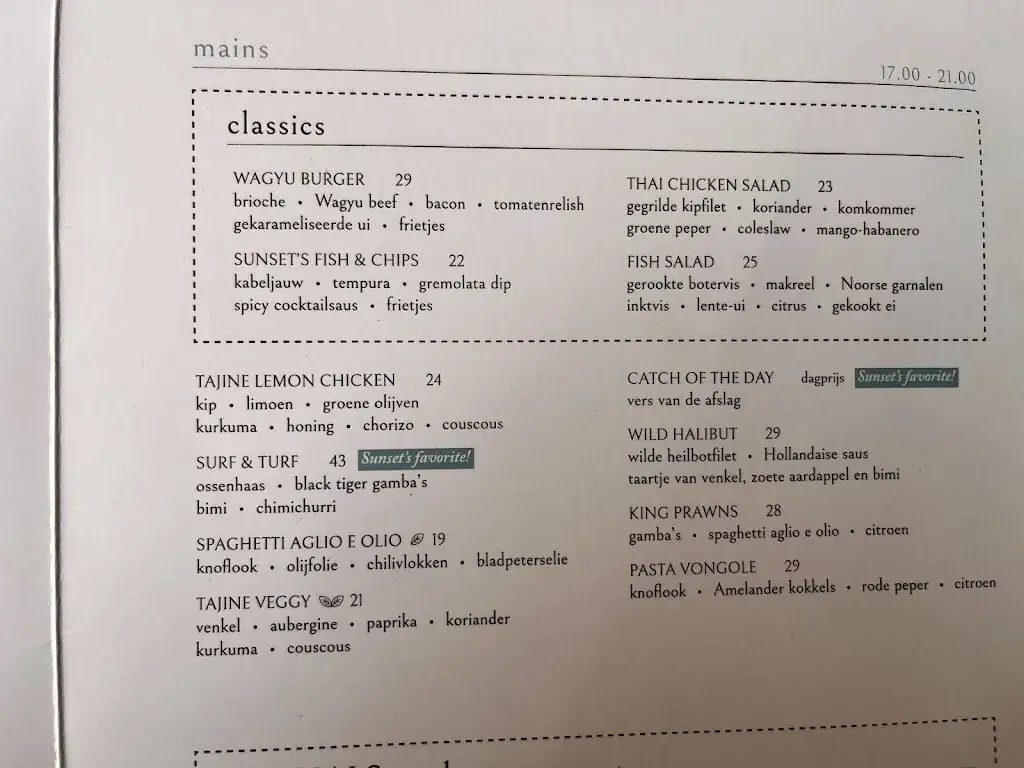 Menu_Beachclub The Sunset_Hollum_image_2