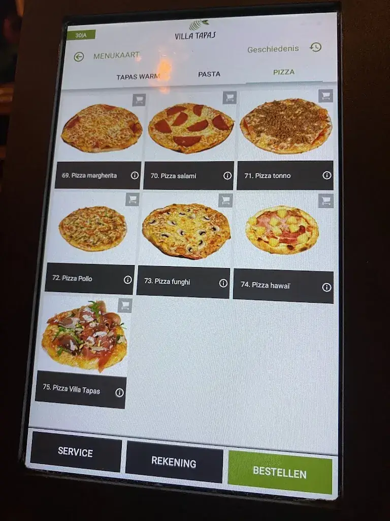 Menu_Villa Tapas_Assen_image_1