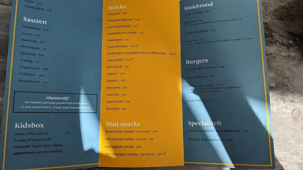 Menu_Cafetaria De Fretpot_Hollum_imagen_1