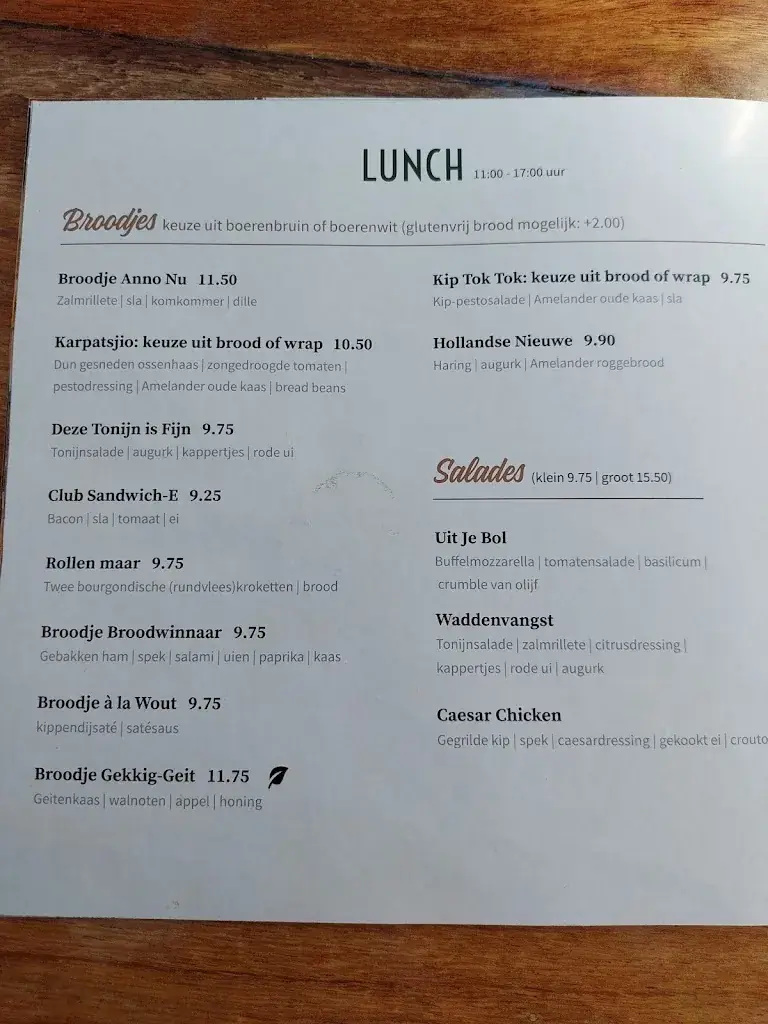 Menu_Eetcafé De Boerderij_Ballum_imagen_4