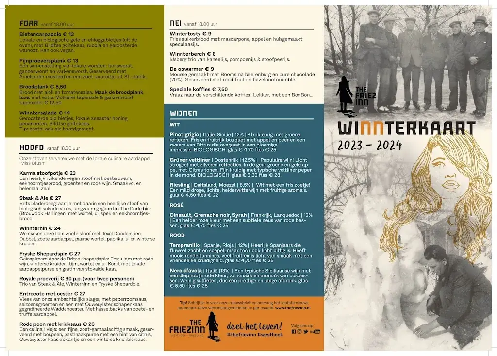Menu_Waddenherberg 'The Friezinn'_Westhoek_immagine_2
