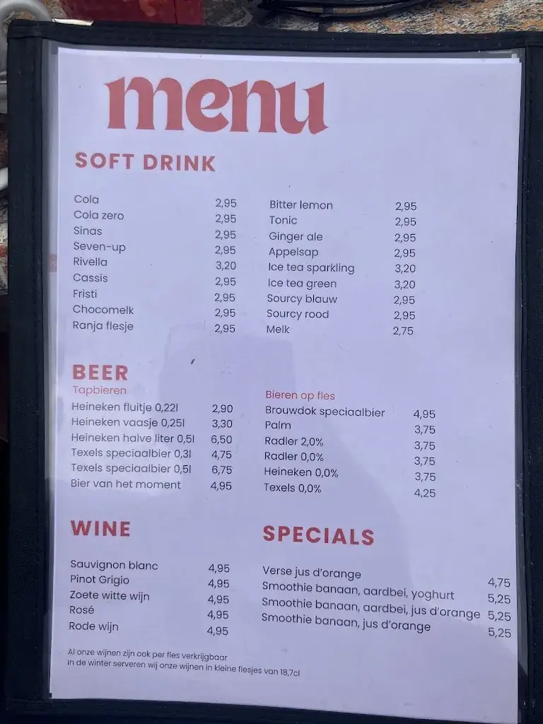 Menu_Restaurant 't Havenmantsje_Harlingen_image_4