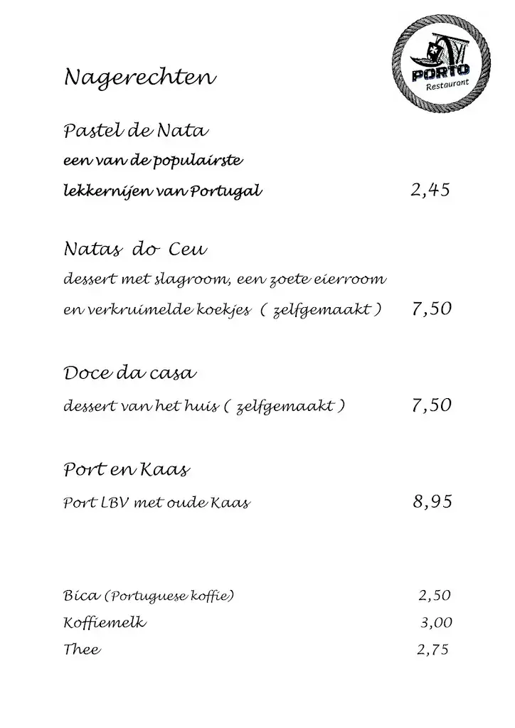 Menu_Restaurant Porto_Assen_image_3