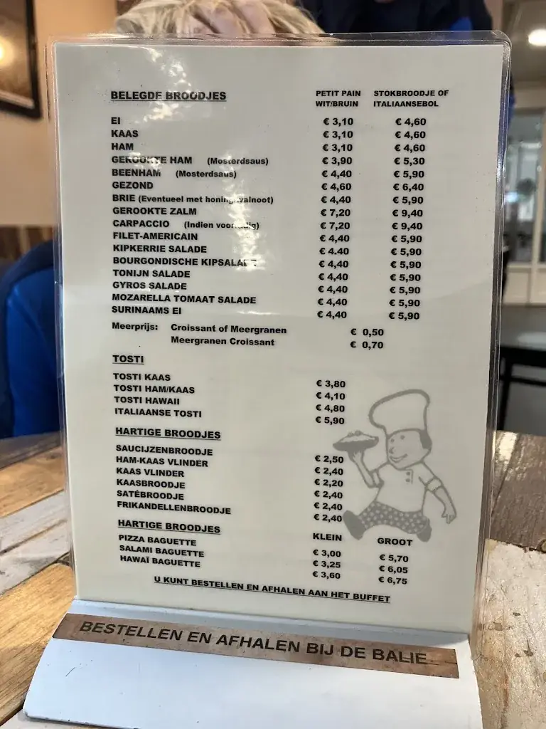 Menu_Breimer's Bakkerij Joure_Joure_image_1