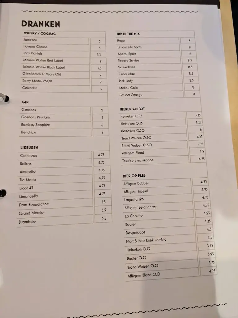 Menu_Strand Huys Makkum_Makkum_image_1