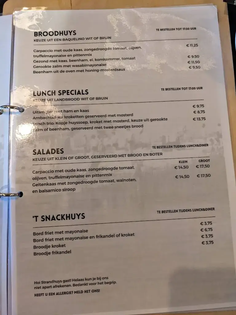Menu_Strand Huys Makkum_Makkum_image_4