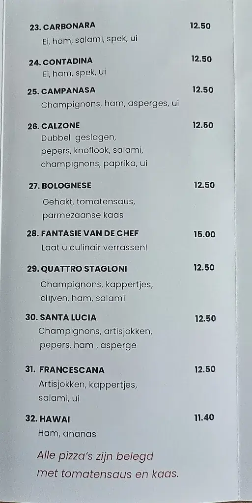 Menu_Pizzeria La Piccola_Makkum_image_2