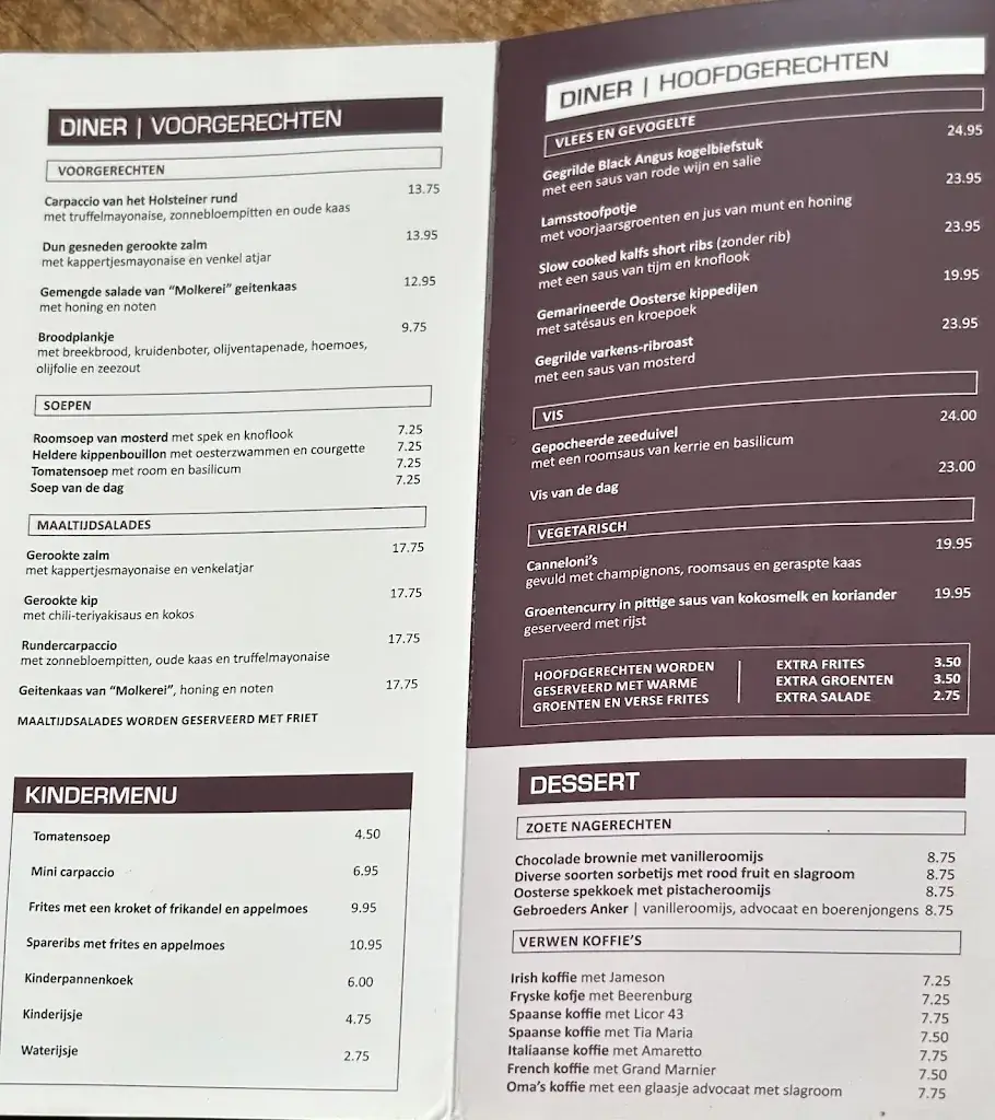 Menu_Hotel Restaurant Boschlust_Oudemirdum_image_1
