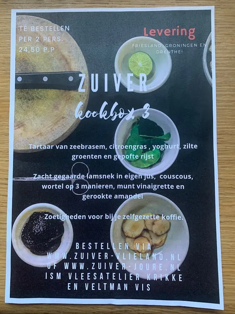 Menu_Restaurant Zuiver_Oost-Vlieland_image_1