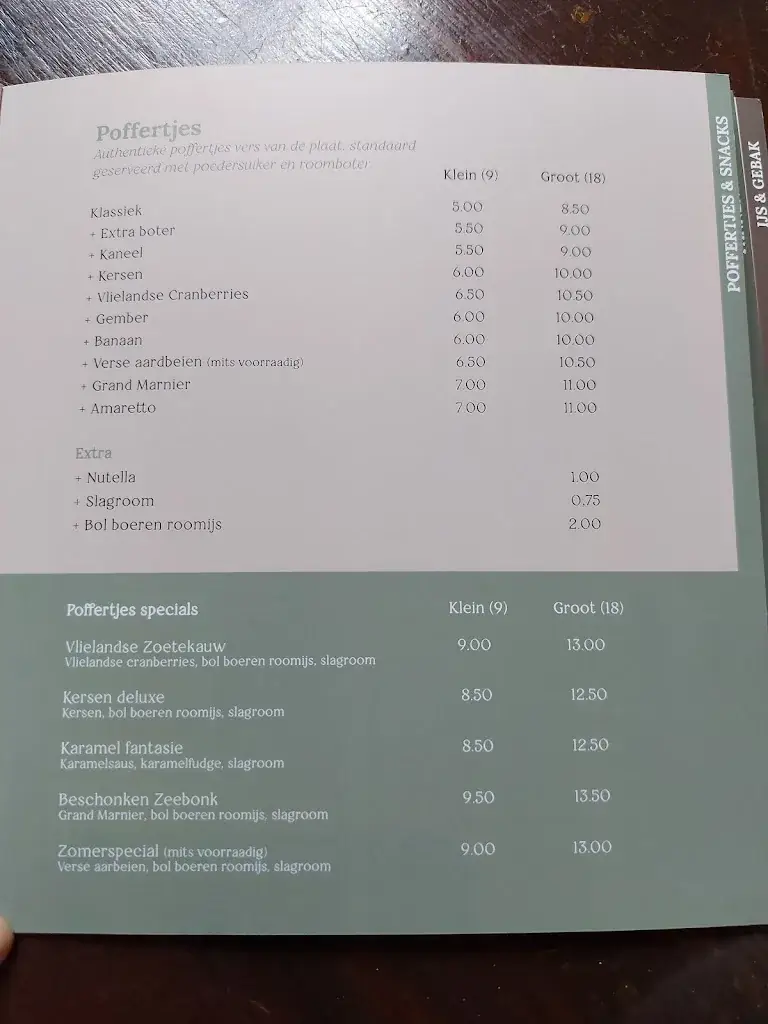 Menu_De Lickebaert | Pannenkoeken, Poffertjes & Koffie_Oost-Vlieland_image_1