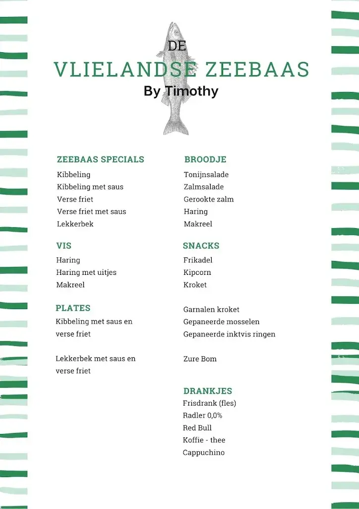 Menu_De Vlielandse Zeebaas_Oost-Vlieland_image_1