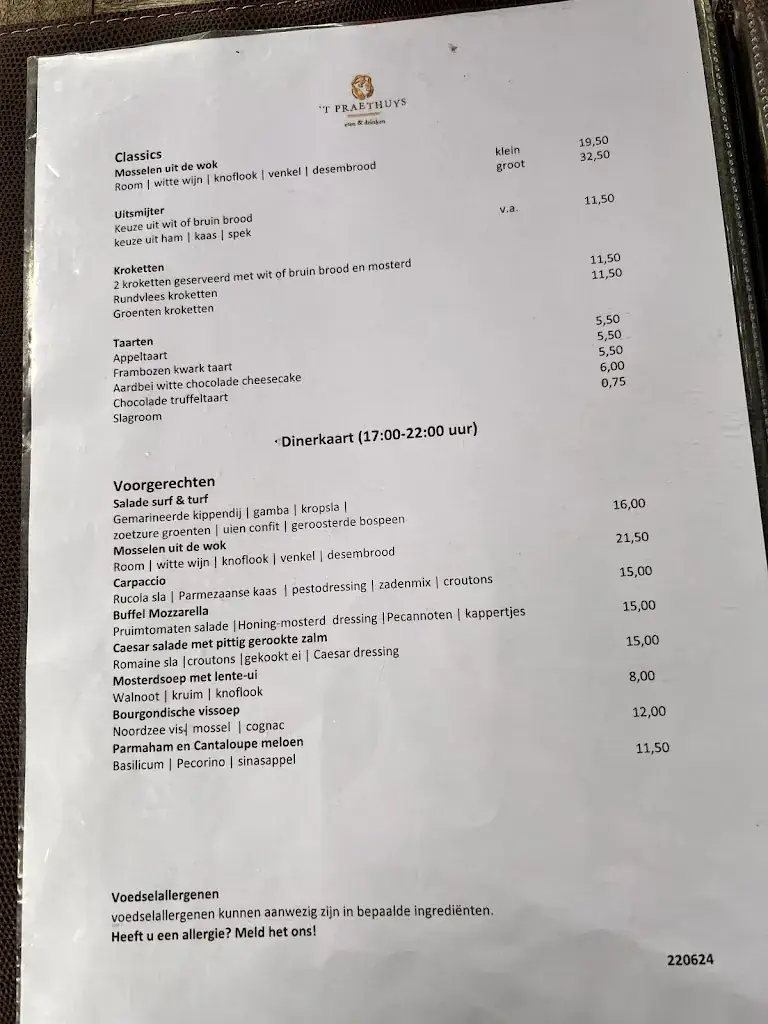 Menu_'t Praethuys_Oost-Vlieland_image_2