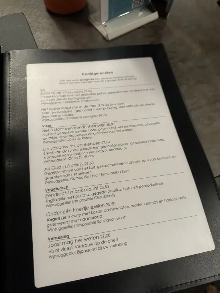 Menu_Restaurant Galerie De Kamer_Emmen_image_2