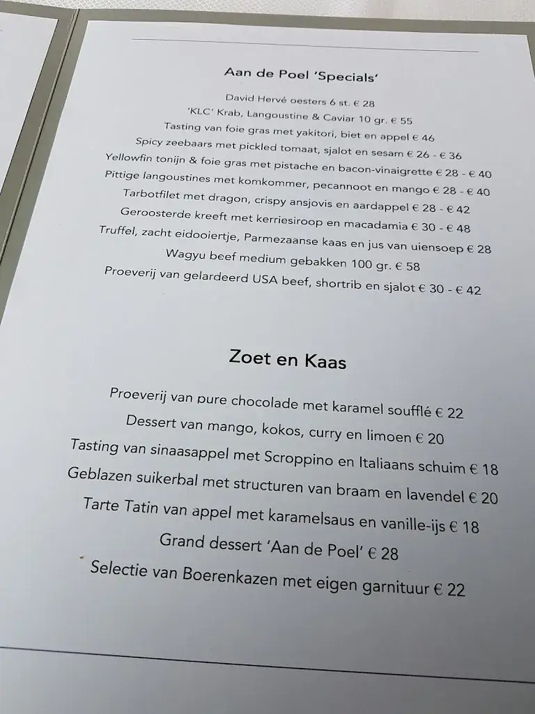 Menu_Aan de Poel_Amstelveen_image_2