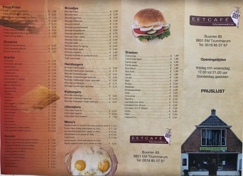 Menu_Eetcafé 'De Buorren'_Tzummarum_image_3