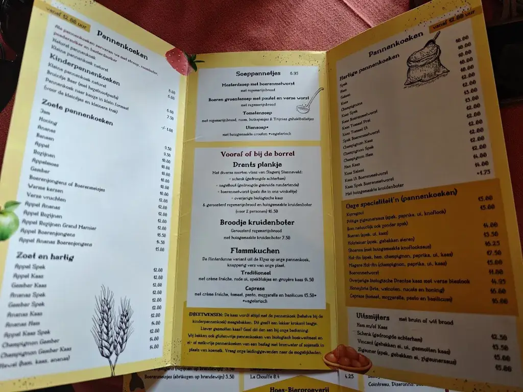 Menu_Oud Saksische Koffie- & Pannenkoekboerderij 't Hoes van Hol-An_Aalden_imagen_4