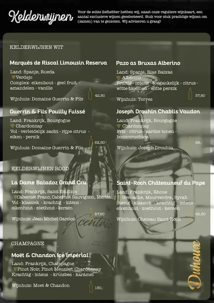 Menu_Hotel Duhoux_Wirdum_image_2