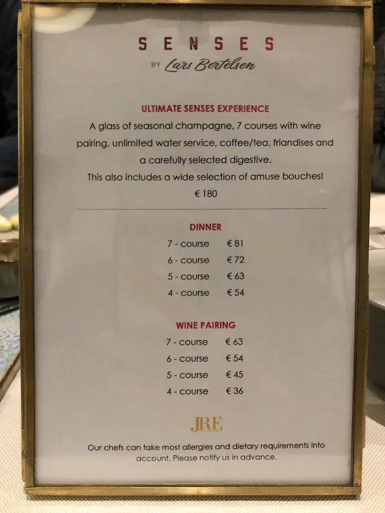 Menu_Senses Restaurant_Amsterdam_immagine_4