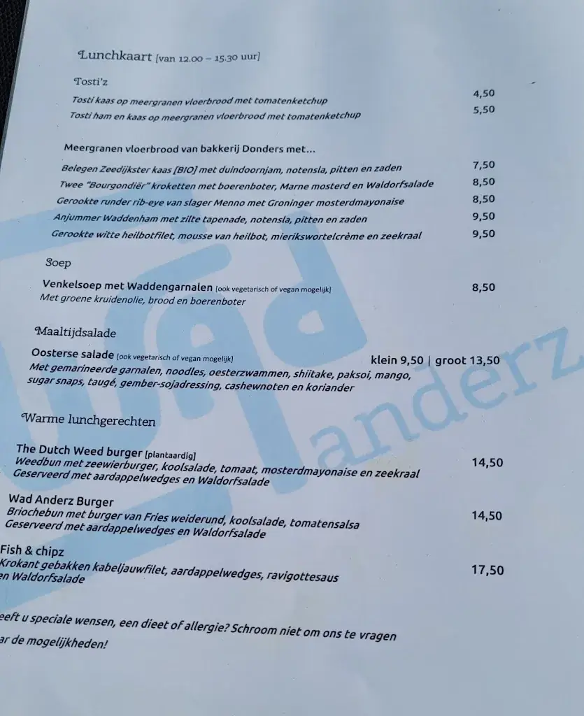 Menu_Havenpaviljoen Wad Anderz_Schiermonnikoog_image_2