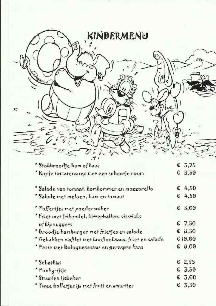 Menu_Beachclub Noderstraun_Schiermonnikoog_immagine_2