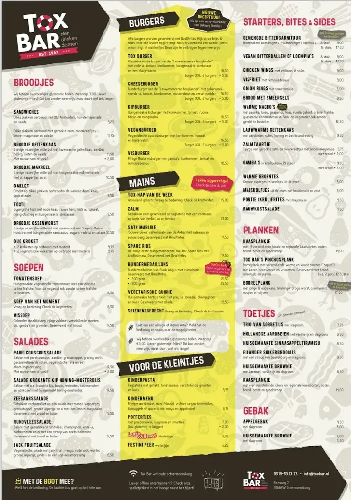 Menü_Tox Bar_Schiermonnikoog_Bild_2