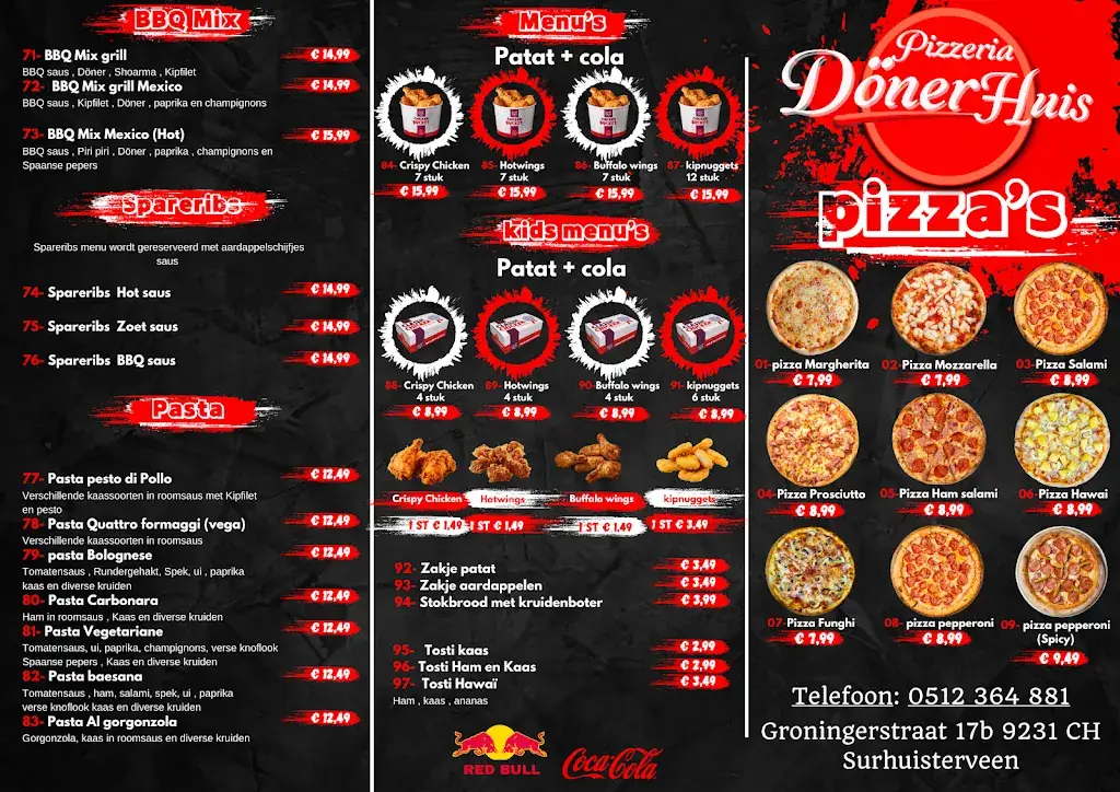Menu_Pizzeria Döner Huis_Surhuisterveen_image_2