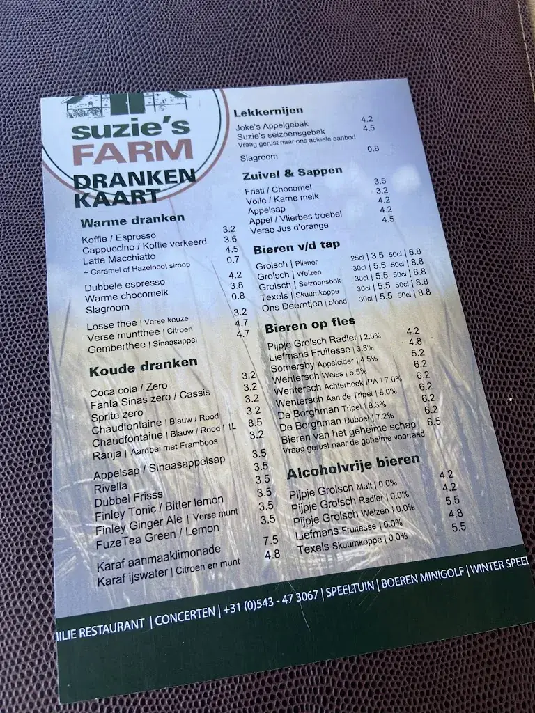 Menu_Restaurant Suzie’s Farm_Aalten_image_2