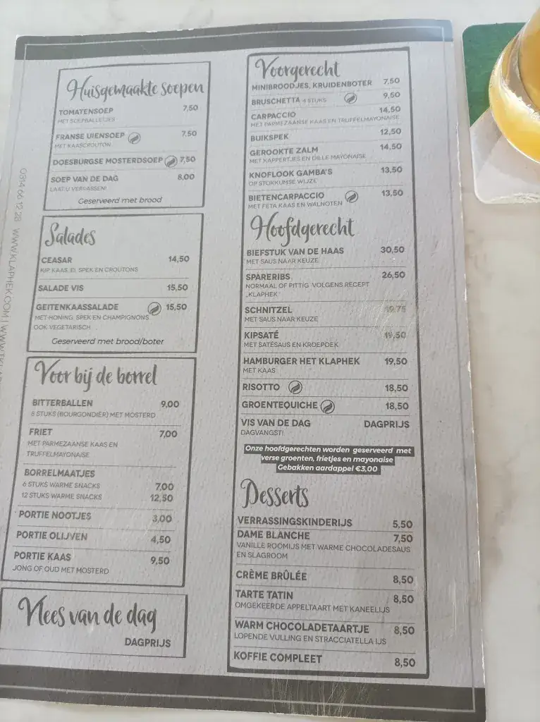 Menu_'t Klaphek_Stokkum_image_3