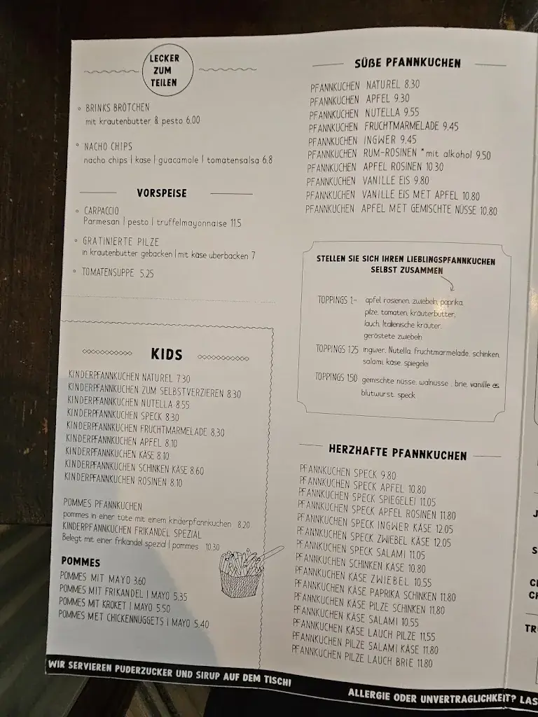 Menü_Brinks Pannenkoeken_Zeddam_Bild_4