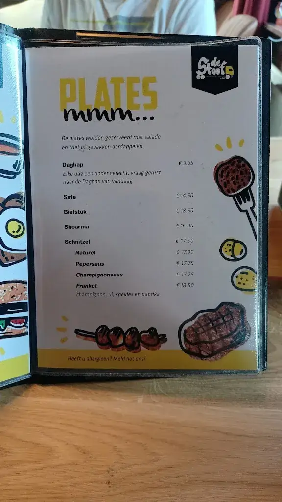 Menu_Wegrestaurant truckerscafe de stoof van Frankot_Wolvega_image_1