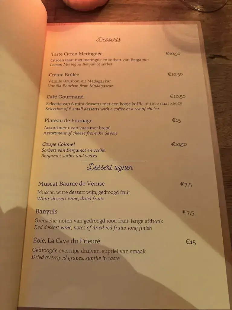 Menu_Bistrot des Alpes_Amsterdam_image_3