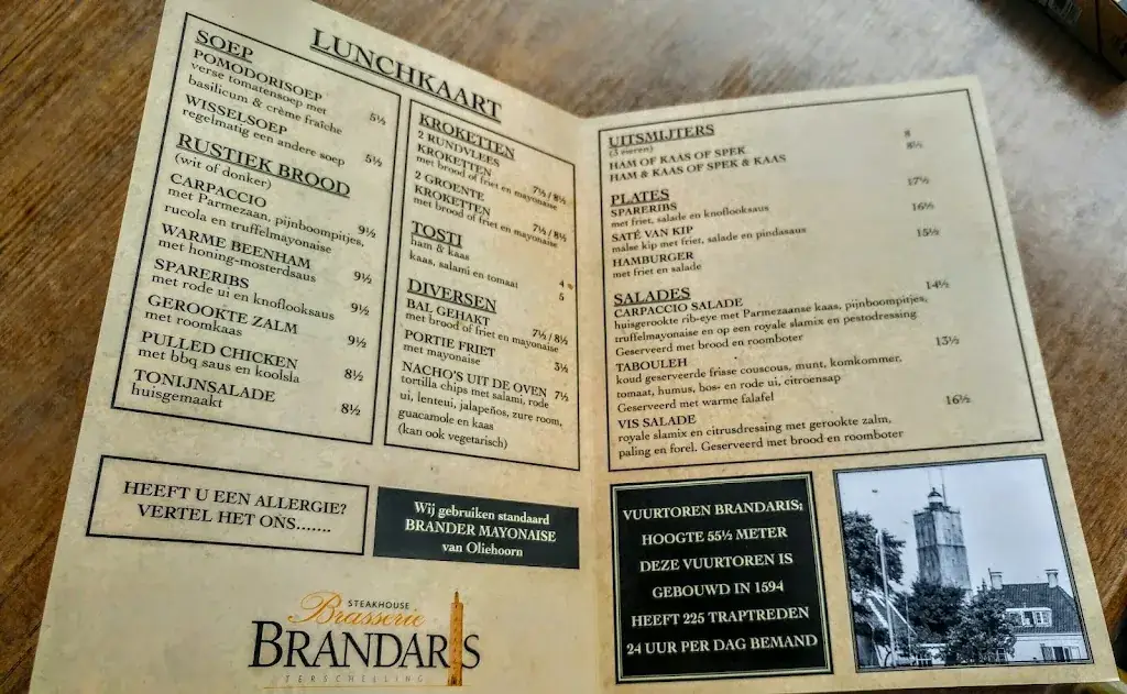 Menu_Brasserie Brandaris_West-Terschelling_image_3
