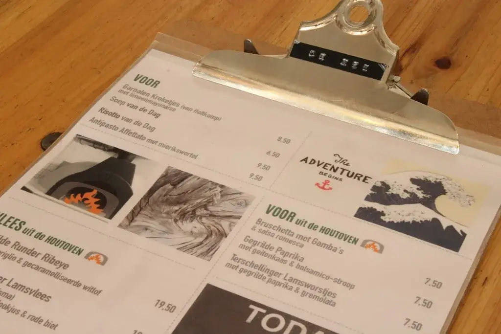 Menü_DE ZEE_West-Terschelling_Bild_3