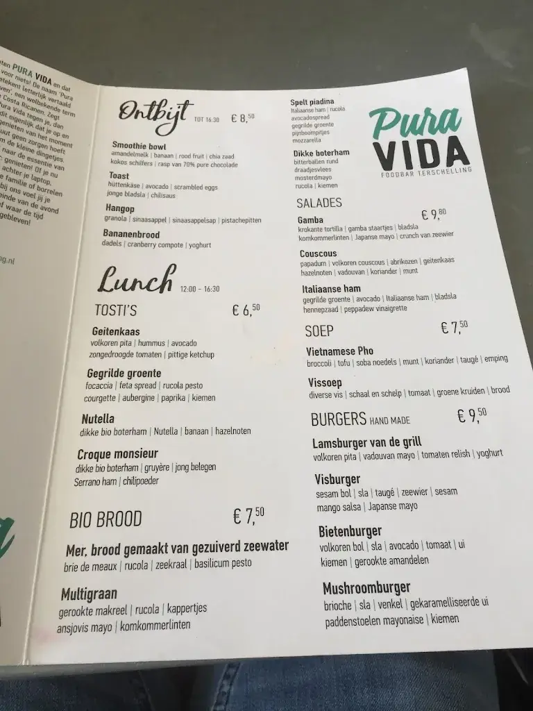 Menü_Pura Vida Foodbar - Midsland_Midsland_Bild_3