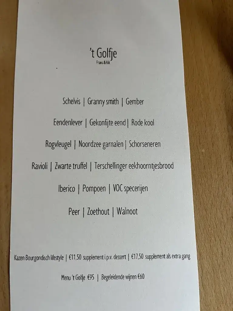Menu_Restaurant 't Golfje_Midsland_image_1