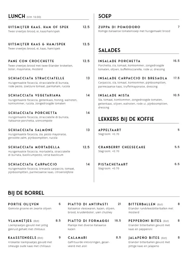 Menü_Fratelli Restaurant & Bar_West-Terschelling_Bild_2
