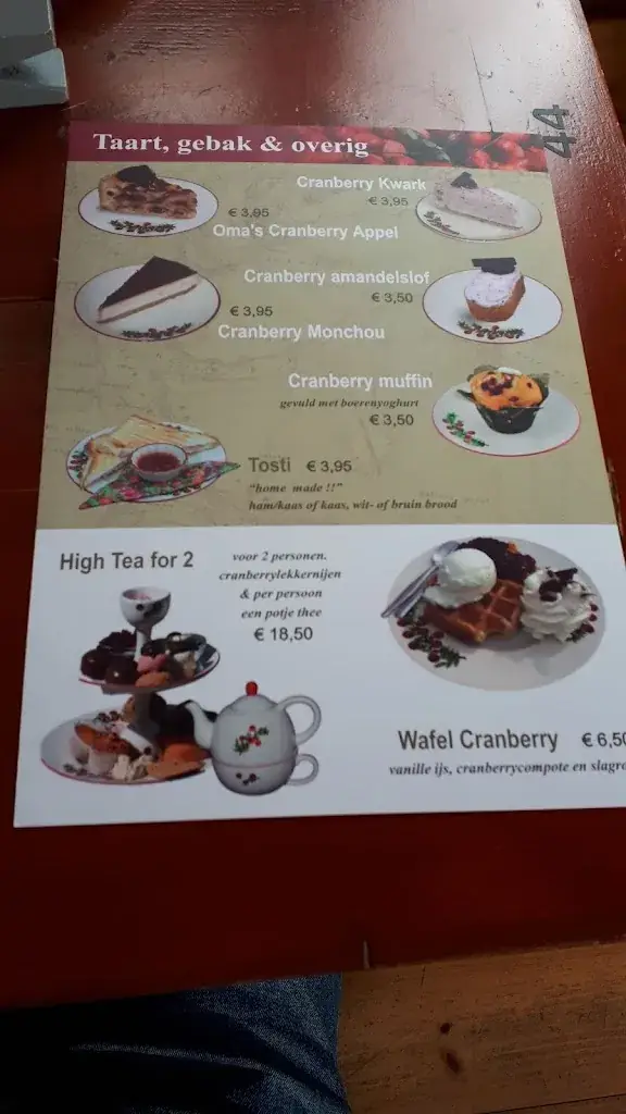 Menu_Cranberry Shed_West-Terschelling_image_3