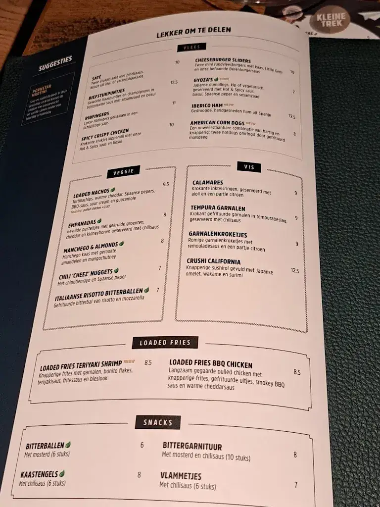 Menu_Restaurant De Beren Arnhem_Arnhem_image_1