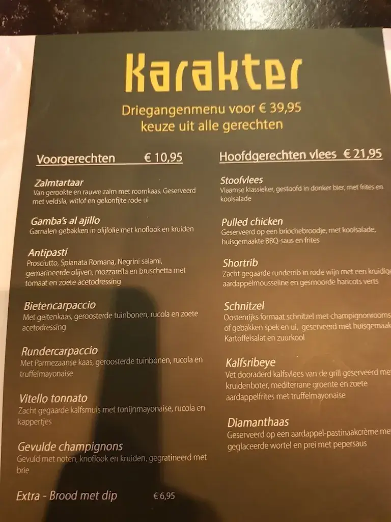 Menu_Restaurant Karakter_Arnhem_image_1