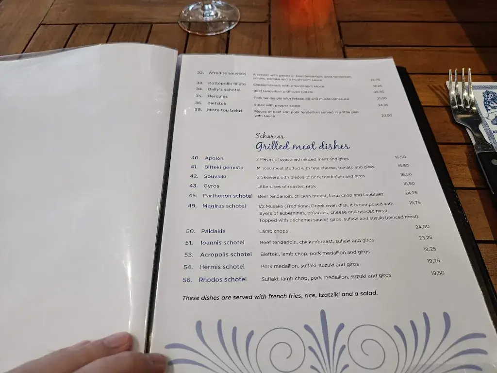 Menu_Grieks Restaurant Rhodos_Arnhem_image_1