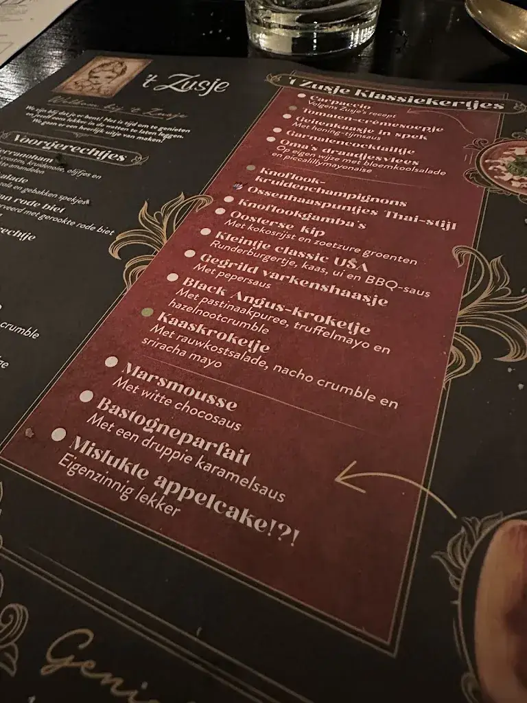 Menu_'t Zusje Arnhem_Arnhem_image_1