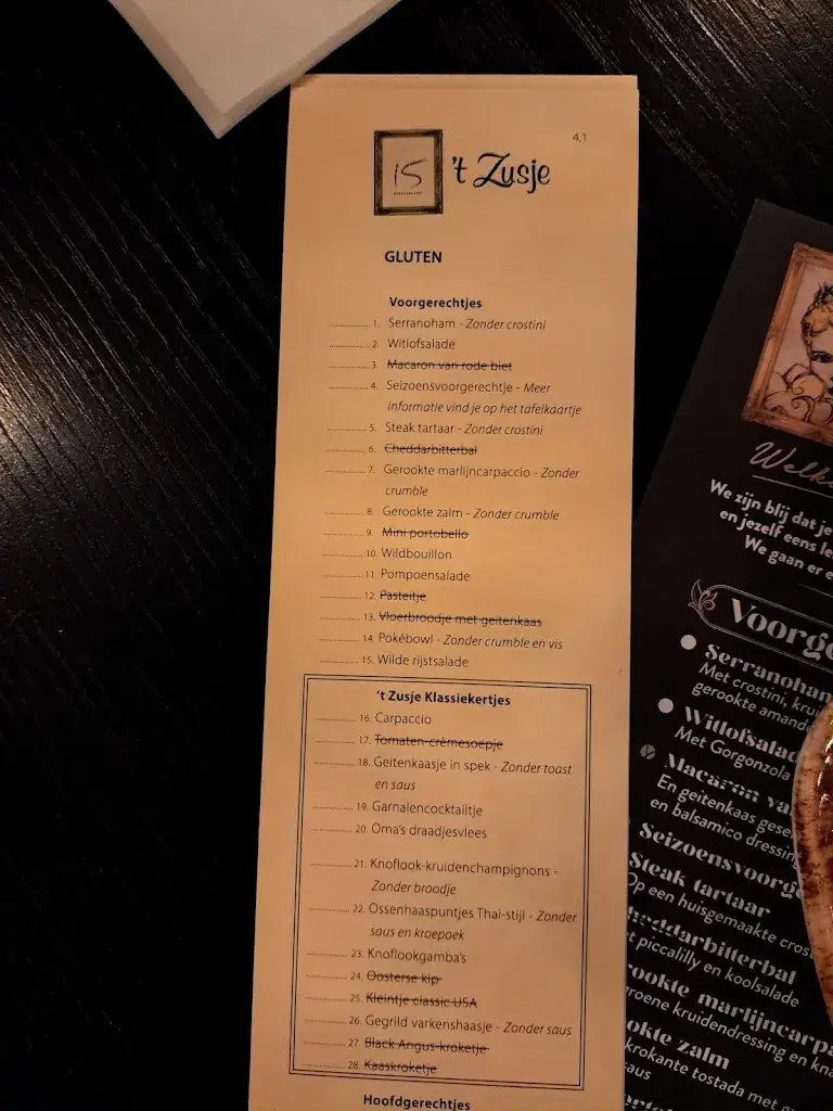 Menu_'t Zusje Arnhem_Arnhem_image_4