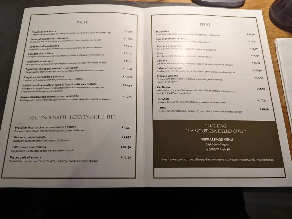 Menu_Ristorante Il Boccone_Arnhem_image_3