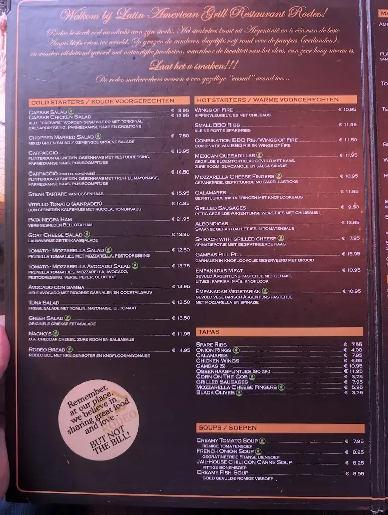 Menu_Rodeo Arnhem_Arnhem_image_4