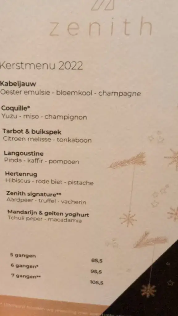 Menu_Restaurant Zenith Apeldoorn_Apeldoorn_image_3